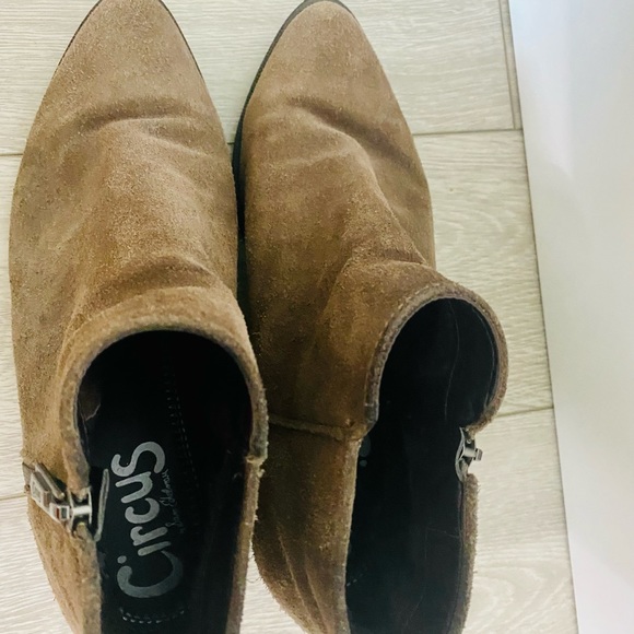 Sam Edelman Suede Grey Boots with Spikes - Picture 2 of 4